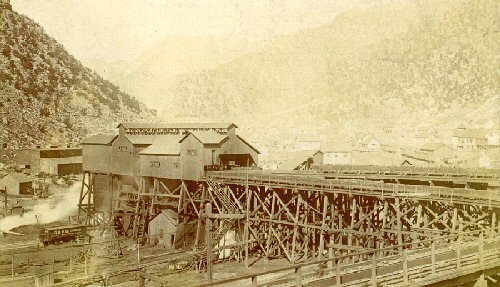 Sunnyside, Utah Tipple used to load ore into ril cars.