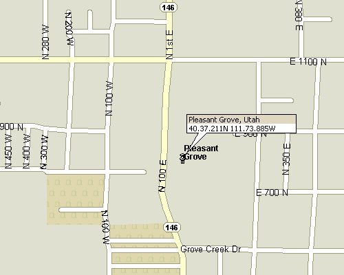 Pleasant Grove Utah Map 3