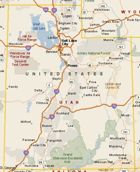 Utah Map